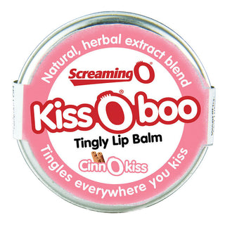 Screaming O KissOboo Tingly Lip Balm Cinnamon by Screaming O – Discreet Sex Toys & Erotic Games from My Devilish Desires