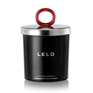 Lelo Black Pepper And Pomegranate Flickering Touch Massage Candl by Lelo – Discreet Massage & Relaxation from My Devilish Desires