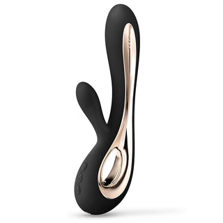 Lelo Soraya 2 Dual Rabbit Vibrator Black by Lelo – Discreet Sex Toys & Erotic Games from My Devilish Desires