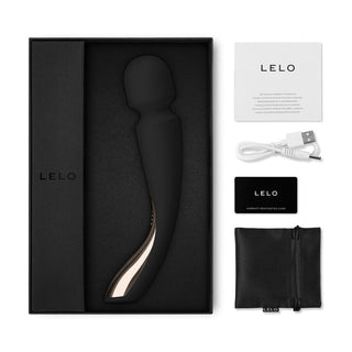 Lelo Smart Wand 2 Med Black by Lelo – Discreet Sex Toys & Erotic Games from My Devilish Desires