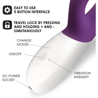 Lelo Ina Wave 2 Luxury Rechargeable Vibe Plum by Lelo – Discreet Sex Toys & Erotic Games from My Devilish Desires