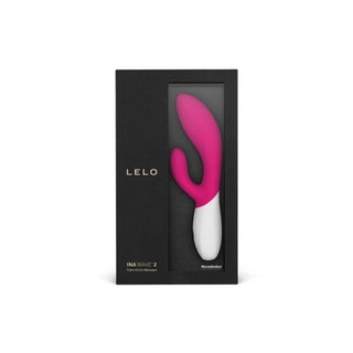 Lelo Ina Wave 2 Luxury Rechargeable Vibe Cerise by Lelo – Discreet Sex Toys & Erotic Games from My Devilish Desires