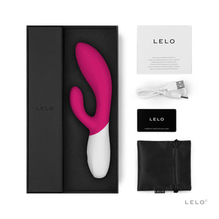 Lelo Ina Wave 2 Luxury Rechargeable Vibe Cerise by Lelo – Discreet Sex Toys & Erotic Games from My Devilish Desires