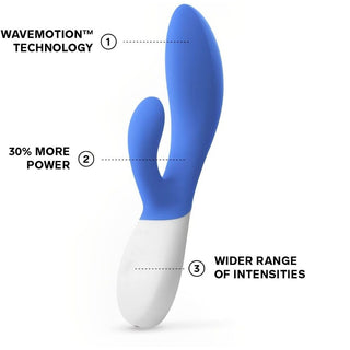 Lelo Ina Wave 2 Luxury Rechargeable Vibe Blue by Lelo – Discreet Sex Toys & Erotic Games from My Devilish Desires