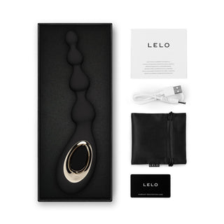 Lelo Soraya Anal Beads Massager Black by Lelo – Discreet Sex Toys & Erotic Games from My Devilish Desires