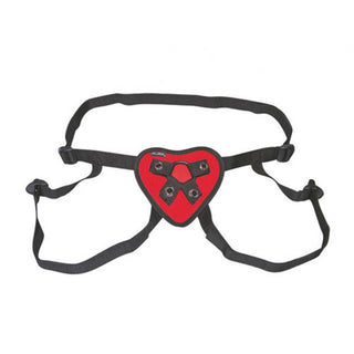 Lux Fetish Red Heart Strap On Harness by Lux Fetish – Discreet Sex Toys & Erotic Games from My Devilish Desires