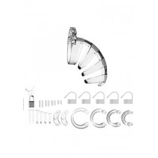 Man Cage 02 Male 3.5 Inch Clear Chastity Cage by Shots Toys – Discreet Sex Toys & Erotic Games from My Devilish Desires