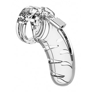 Man Cage 03 Male 4.5 Inch Clear Chastity Cage by Shots Toys – Discreet Sex Toys & Erotic Games from My Devilish Desires