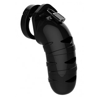 Man Cage 05 Male 5.5 Inch Black Chastity Cage by Shots Toys – Discreet Sex Toys & Erotic Games from My Devilish Desires