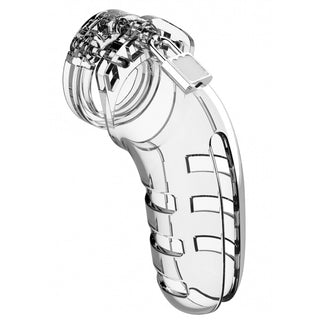 Man Cage 06 Male 5.5 Inch Clear Chastity Cage by Shots Toys – Discreet Sex Toys & Erotic Games from My Devilish Desires