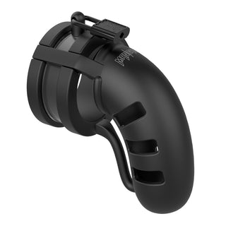 Man Cage 19 Male 4.5 Inch Chastity Cage With Ball Splitter by Shots Toys – Discreet Sex Toys & Erotic Games from My Devilish Desires