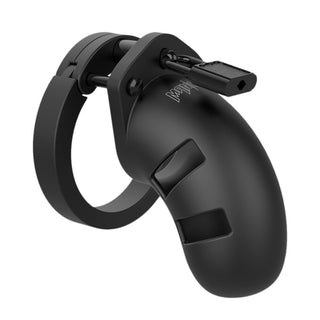 Man Cage 20 Male 3.5 Inch Black Silicone Chastity Cage by Shots Toys – Discreet Sex Toys & Erotic Games from My Devilish Desires