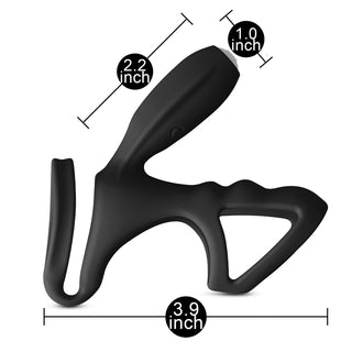 Cockring and Clit Vibrator Black by Various Toy Brands – Discreet Sex Toys & Erotic Games from My Devilish Desires