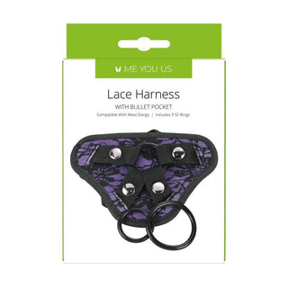 Me You Us Lace Harness With Bullet Pocket by Me You Us – Discreet Sex Toys & Erotic Games from My Devilish Desires