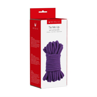 Me You Us Tie Me Up Soft Cotton Rope 10 Metres Purple by Me You Us – Discreet Sex Toys & Erotic Games from My Devilish Desires