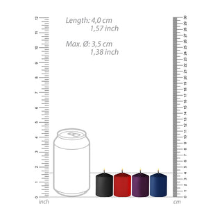 Ouch 4 Pack Of Mixed Scented Tease Candles by Shots Toys – Discreet Sex Toys & Erotic Games from My Devilish Desires