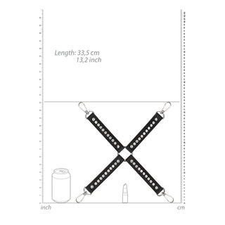 Ouch Diamond Studded Hogtie Connector by Shots Toys – Discreet Sex Toys & Erotic Games from My Devilish Desires