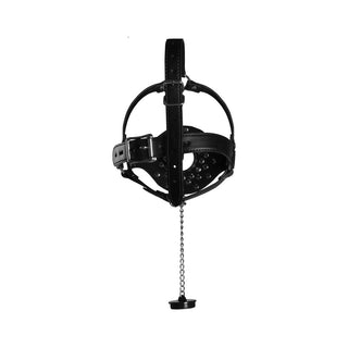 Open Mouth Gag Head Harness with Plug Stopper by Shots Toys – Discreet Sex Toys & Erotic Games from My Devilish Desires
