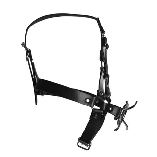 Ouch Xtreme Head Harness With Spider Gag And Nose Hooks by Shots Toys – Discreet Sex Toys & Erotic Games from My Devilish Desires