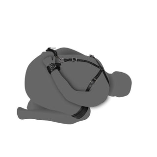 Body Harness with High and Hand Cuffs by Shots Toys – Discreet Sex Toys & Erotic Games from My Devilish Desires