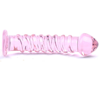 Textured Pink Glass Dildo by Various Toy Brands – Discreet Sex Toys & Erotic Games from My Devilish Desires