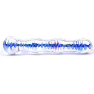 Blue Wavy Glass Dildo by Various Toy Brands – Discreet Sex Toys & Erotic Games from My Devilish Desires