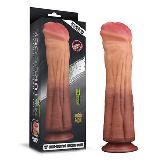 Lovetoy 12 Inch Dual Layered Silicone Horse Cock by Lovetoy – Discreet Sex Toys & Erotic Games from My Devilish Desires