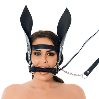 Horsebit Mouth Gag With Reins And Ears by Rimba – Discreet Sex Toys & Erotic Games from My Devilish Desires