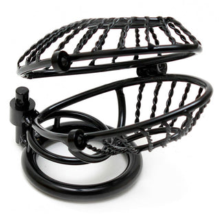 Opening Metal Male Chastity Device With 2 Padlocks by Rimba – Discreet Sex Toys & Erotic Games from My Devilish Desires