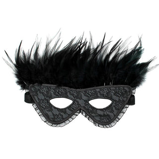 Satin Look Feather Mask by Rimba – Discreet Sex Toys & Erotic Games from My Devilish Desires