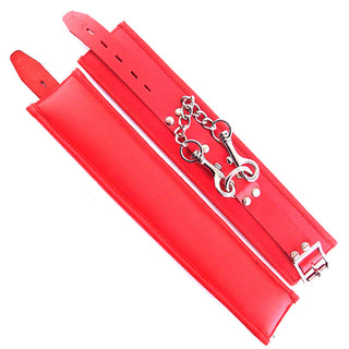 Rouge Garments Ankle Cuffs Padded Red by Rouge Garments – Discreet Sex Toys & Erotic Games from My Devilish Desires