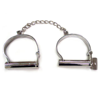 Rouge Stainless Steel Ankle Shackles by Rouge Garments – Discreet Sex Toys & Erotic Games from My Devilish Desires