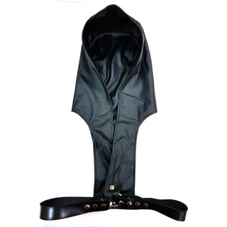 Rouge Leather Harness with Faux Leather Hoodie by Rouge Garments – Discreet Sex Toys & Erotic Games from My Devilish Desires