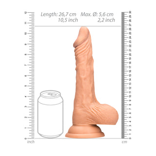 RealRock 10 Inch Dong With Testicles Flesh by Shots Toys – Discreet Sex Toys & Erotic Games from My Devilish Desires