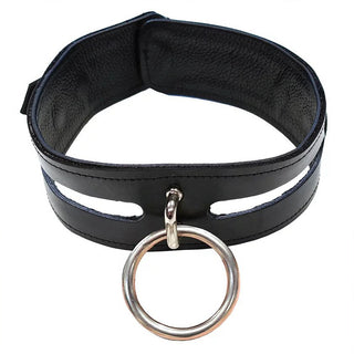 Rouge Garments Leather Fashion Bondage Collar Black by Rouge Garments – Discreet Sex Toys & Erotic Games from My Devilish Desires