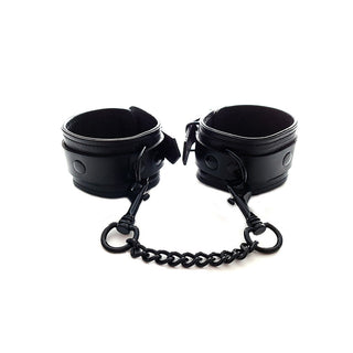 Rouge Garments Plain Black Ankles Cuffs by Rouge Garments – Discreet Sex Toys & Erotic Games from My Devilish Desires