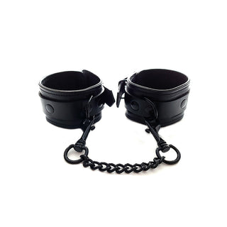 Rouge Garments Plain Black Wrist Cuffs by Rouge Garments – Discreet Sex Toys & Erotic Games from My Devilish Desires
