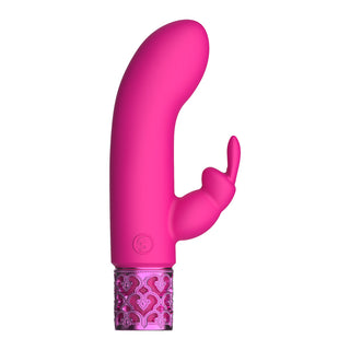Royal Gems Dazzling Rechargeable Rabbit Bullet Pink by Shots Toys – Discreet Sex Toys & Erotic Games from My Devilish Desires