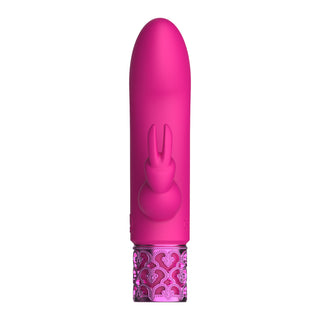 Royal Gems Dazzling Rechargeable Rabbit Bullet Pink by Shots Toys – Discreet Sex Toys & Erotic Games from My Devilish Desires