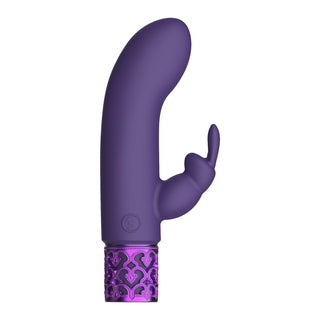 Royal Gems Dazzling Rechargeable Rabbit Bullet Purple by Shots Toys – Discreet Sex Toys & Erotic Games from My Devilish Desires