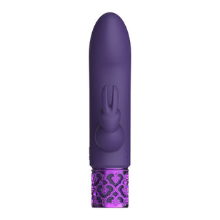 Royal Gems Dazzling Rechargeable Rabbit Bullet Purple by Shots Toys – Discreet Sex Toys & Erotic Games from My Devilish Desires
