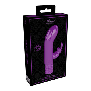 Royal Gems Dazzling Rechargeable Rabbit Bullet Purple by Shots Toys – Discreet Sex Toys & Erotic Games from My Devilish Desires