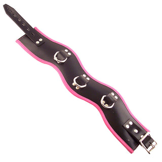 Rouge Garments Black And Pink Padded Posture Collar by Rouge Garments – Discreet Sex Toys & Erotic Games from My Devilish Desires