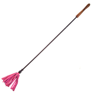 Rouge Garments Riding Crop With Wooden Handle Pink by Rouge Garments – Discreet Sex Toys & Erotic Games from My Devilish Desires