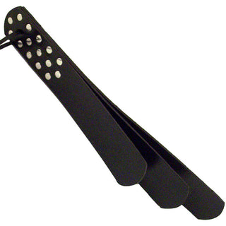 Rouge Garments Three Flap Paddle Black by Rouge Garments – Discreet Sex Toys & Erotic Games from My Devilish Desires