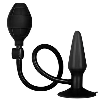 Black Booty Call Pumper Silicone Inflatable Small Anal Plug by California Exotic – Discreet Sex Toys & Erotic Games from My Devilish Desires