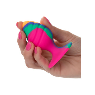Cheeky Medium Swirl Tie Dye Butt Plug by Toy Joy Sex Toys – Discreet Sex Toys & Erotic Games from My Devilish Desires