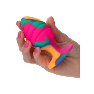 Cheeky Large Swirl Tie Dye Butt Plug by Toy Joy Sex Toys – Discreet Sex Toys & Erotic Games from My Devilish Desires
