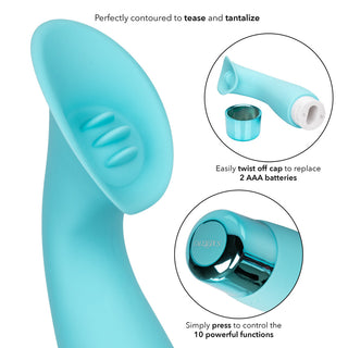 Eden Climaxer Silicone Clitoral Vibe Waterproof 6.25 Inch by California Exotic – Discreet Sex Toys & Erotic Games from My Devilish Desires