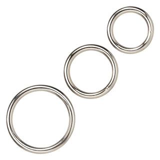 3 Piece Silver Ring Set by California Exotic – Discreet Sex Toys & Erotic Games from My Devilish Desires